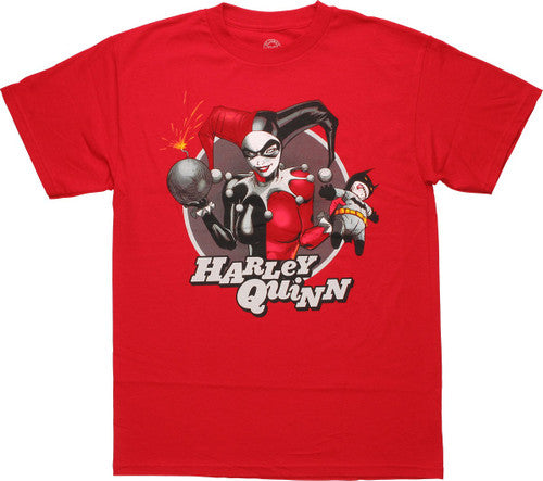 Harley Quinn Bat Doll T-Shirt
