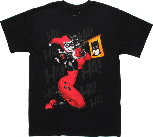 Harley Quinn Ha Ha Gun T-Shirt