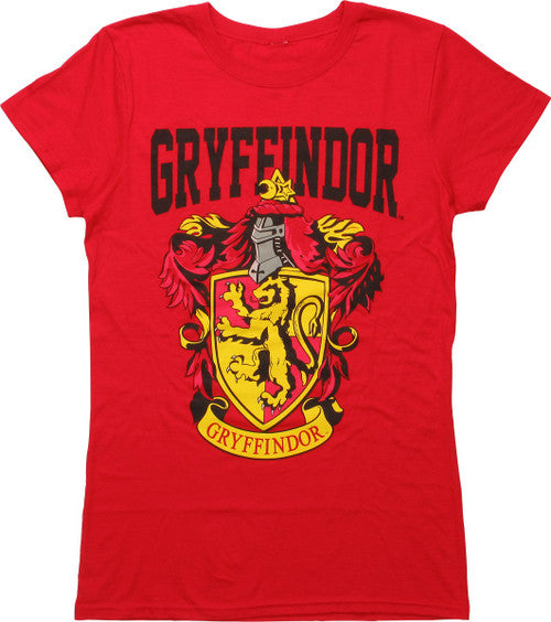 Harry Potter Gryffindor Crest Juniors T-Shirt