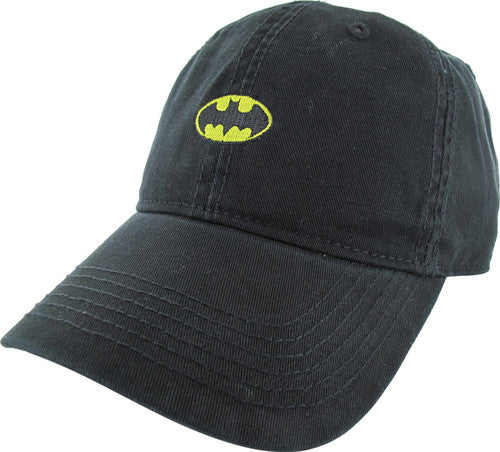 Batman Small Classic Logo Buckle Hat in Yellow