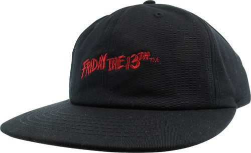 Friday the 13th Name Buckle Hat in Black
