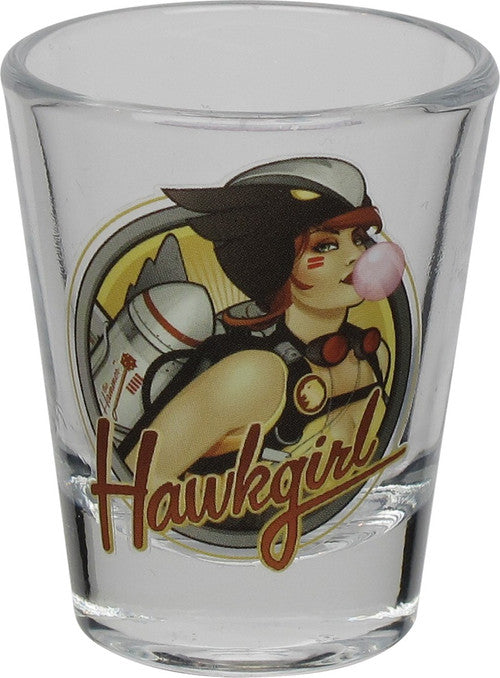 Hawkgirl Bombshell Mini Toon Tumbler Shot Glass in Pink Hawkman