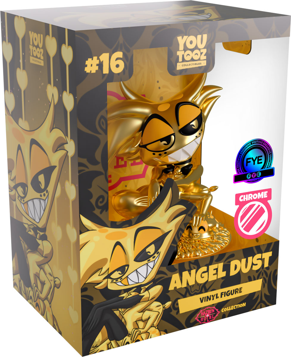 Youtooz Hazbin Hotel Golden Chrome Angel Dust