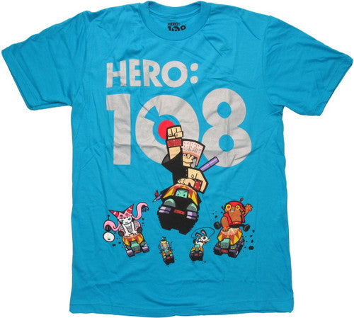 Hero 108 Traveling Chung Blue T-Shirt