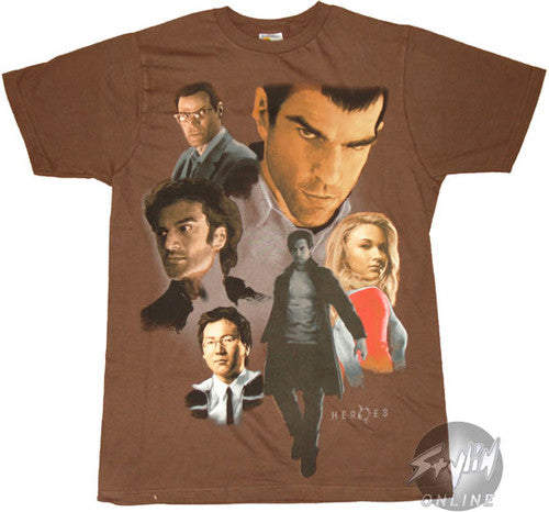 Heroes T-Shirt - Collage