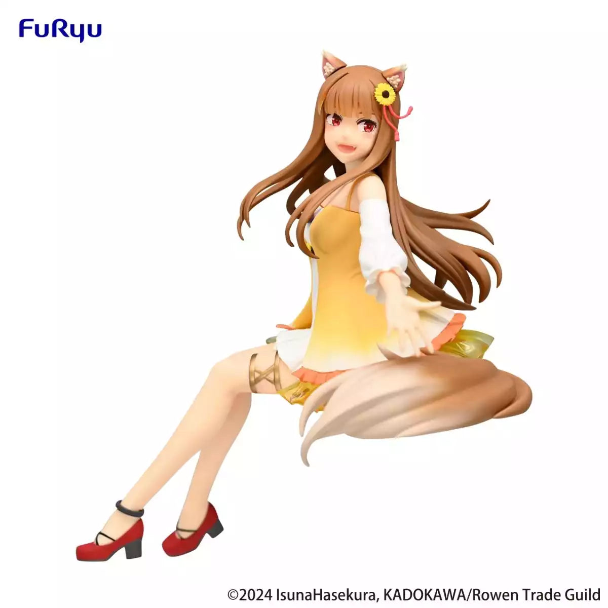 Spice & Wolf Holo Sunflower Dress Ver. Noodle Stopper Figure