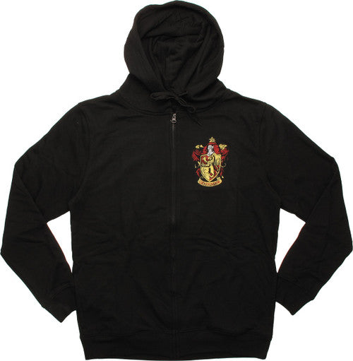 Harry Potter Gryffindor Crest Zip Hoodie
