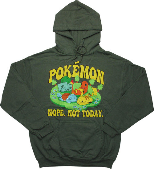 Pokemon Nope Not Today Pullover Hoodie