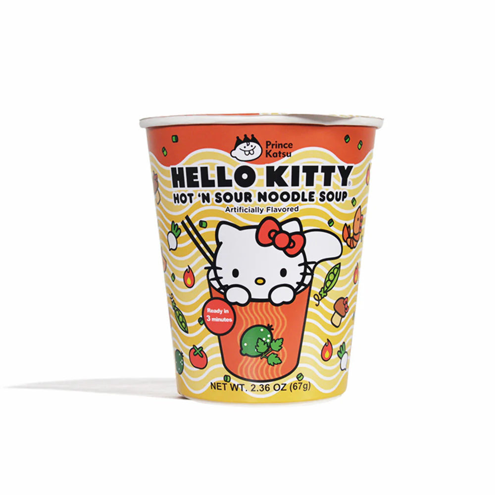 Hello Kitty Hot 'N Sour Noodle Soup