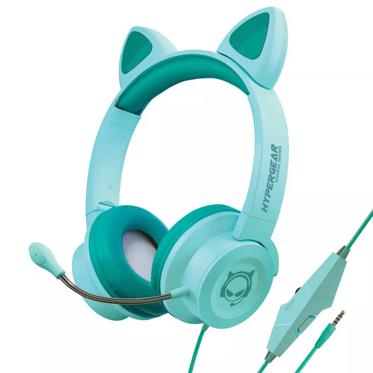 HyperGear Kombat Kitty Gaming Headset - Teal