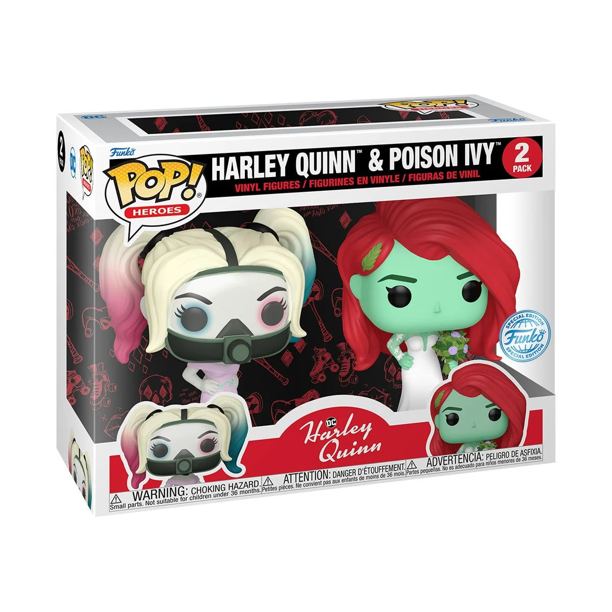 Funko Pop! Harley Quinn and Poison Ivy Wedding Vinyl Figure 2-Pack