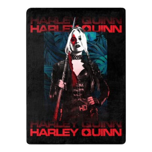 Harley Quinn Suicide Squad Throw Blanket