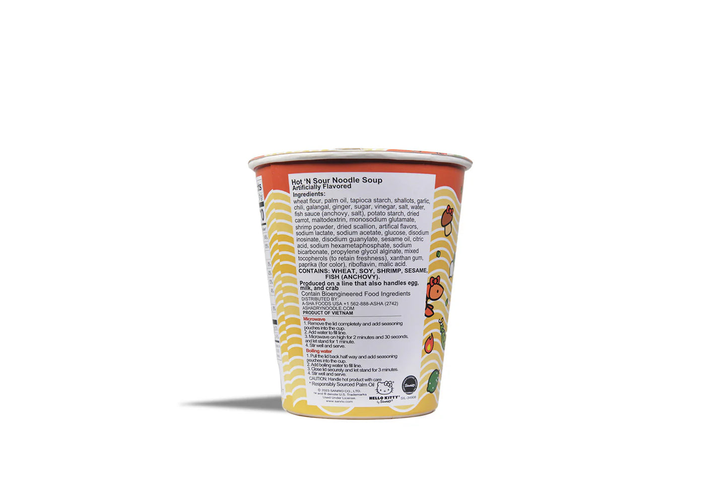 Hello Kitty Hot 'N Sour Noodle Soup