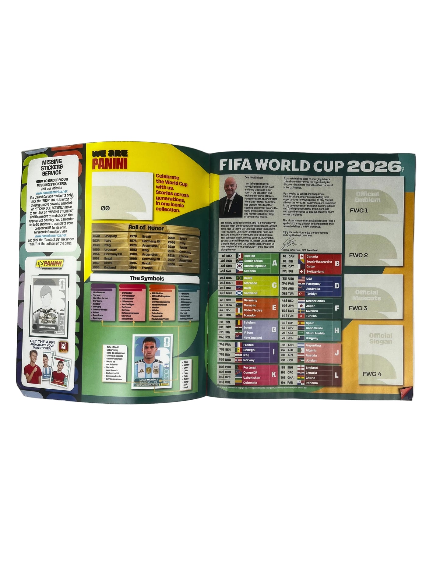 Panini 2026 FIFA World Cup Soccer Sticker Album