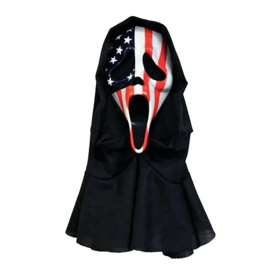 Ghost Face Patriotic Mask