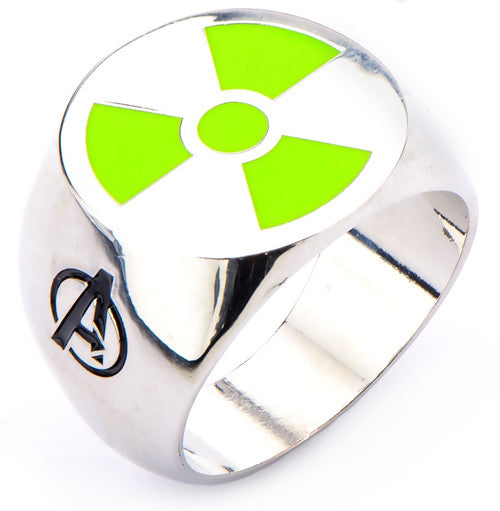 Incredible Hulk Avengers Radioactive Symbol Ring