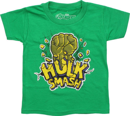Incredible Hulk Fist Hulk Smash Toddler T-Shirt