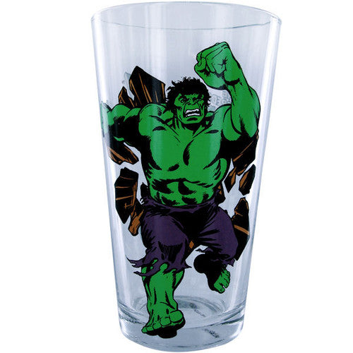 Incredible Hulk Fist Up Pint Glass
