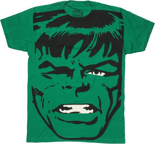 Incredible Hulk Huge Head T-Shirt Sheer