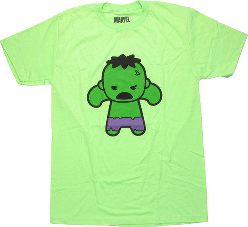 Incredible Hulk Toy Lime Green Heather T-Shirt Sheer