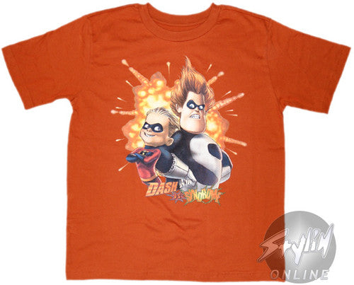 Incredibles Dash vs Syndrome Youth T-Shirt