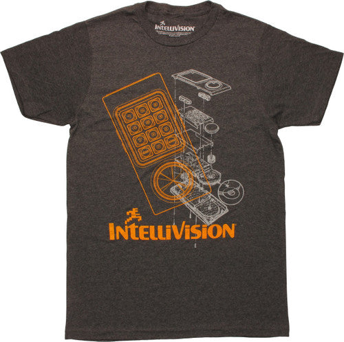 Intellivision Controller Schematic T-Shirt