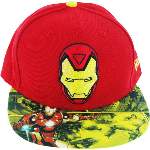 Iron Man Comic Visor 59Fifty Hat