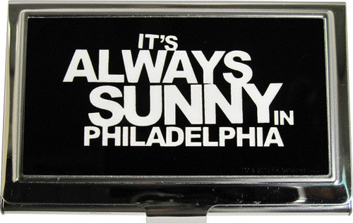 Its Always Sunny in Philadelphia White Name Card Case