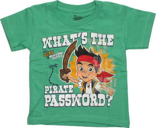 Jake and Never Land Pirates Password Toddler Shirt