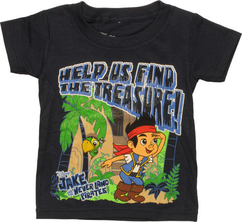 Jake and Never Land Pirates Treasure Toddler Shirt