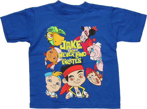 Jake and the Never Land Pirates Cast Around Toddler T-Shirt