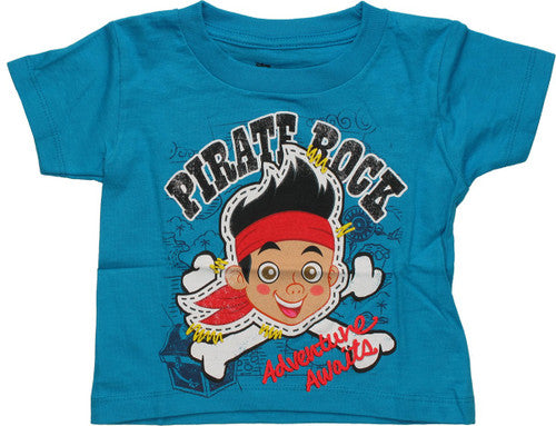 Jake and the Never Land Pirates Rock Blue Toddler T-Shirt