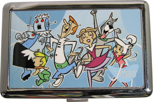 Jetsons Family Dancing Large Card Case in Blue