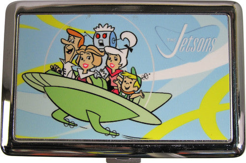 Jetsons Family Flying Car Large Card Case in Blue
