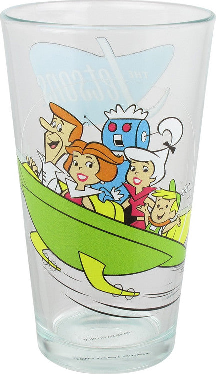 Jetsons Family Toon Tumbler Pint Glass in Green