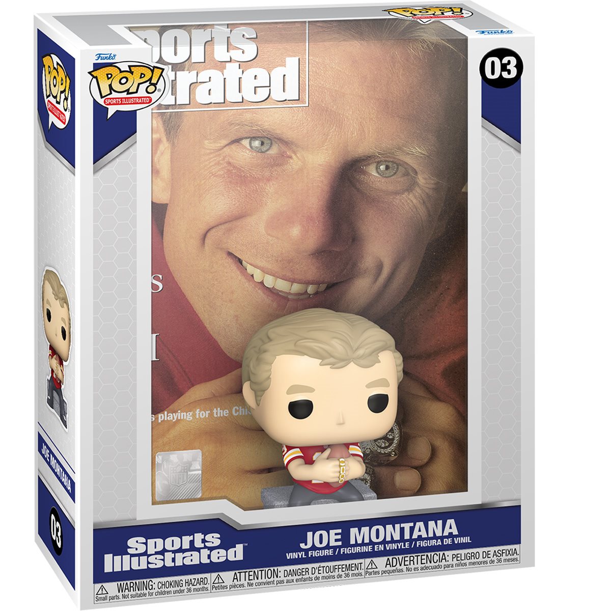Funko Pop! Sports Illustrated NFL Joe Montana Cover