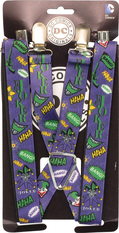 Joker Jester Icon Jumble Suspenders