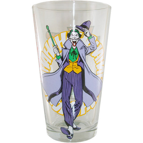 Joker Laugh Glass in Yellow