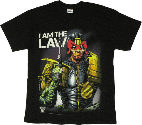 Judge Dredd I Am Law Black T-Shirt