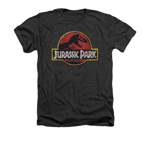 Jurassic Park Stone Logo Heather T-Shirt