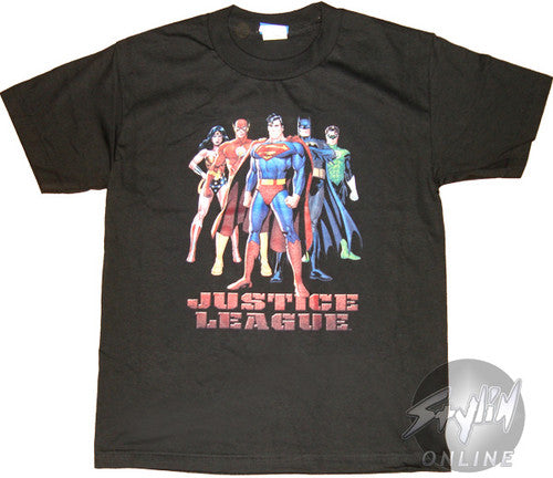 Justice League Formation Youth T-Shirt