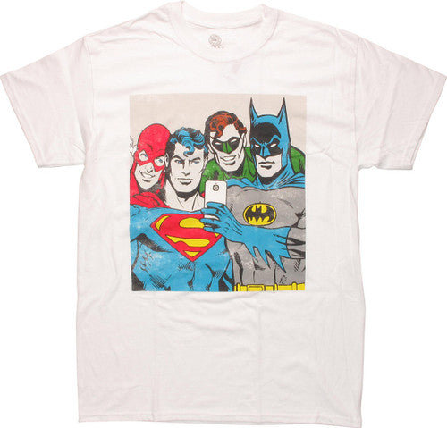 Justice League Group Selfie T-Shirt