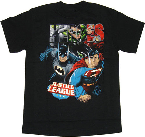 Justice League Heroes Youth T-Shirt