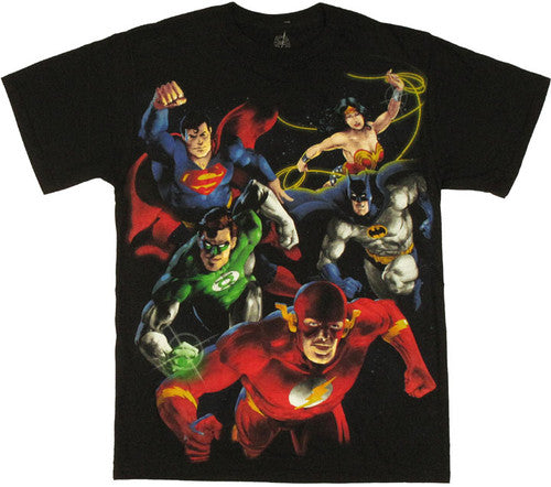 Justice League Painted T-Shirt