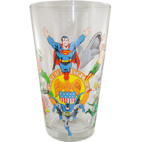 Justice League Seal Glass in Green