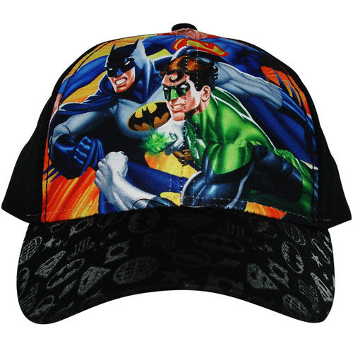 Justice League Trio Youth Hat in Yellow