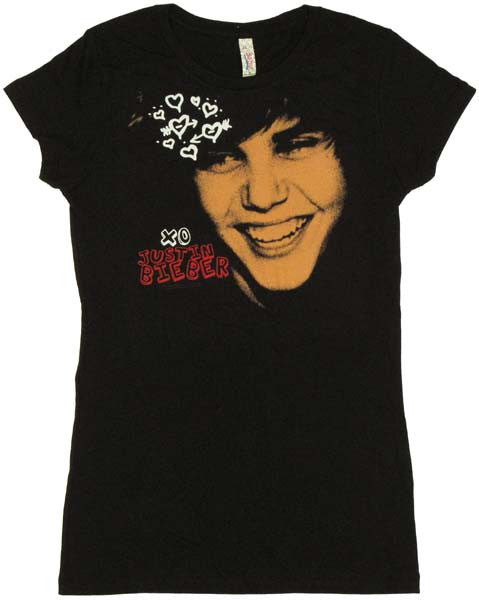 Justin Bieber Face Baby T-Shirt