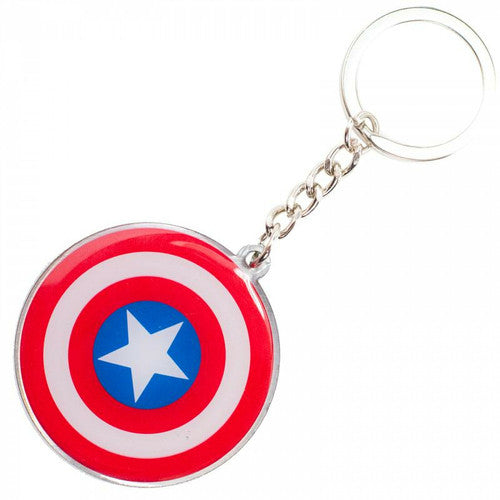 Captain America Shield Keychain in Blue