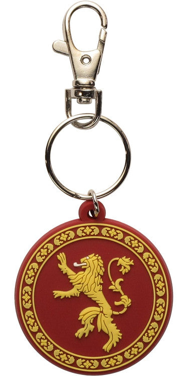 Game of Thrones Lannister Crest Rubber Keychain
