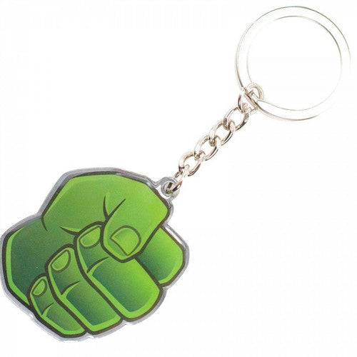 Hulk Incredible Fist Keychain in Green Incredible Hulk